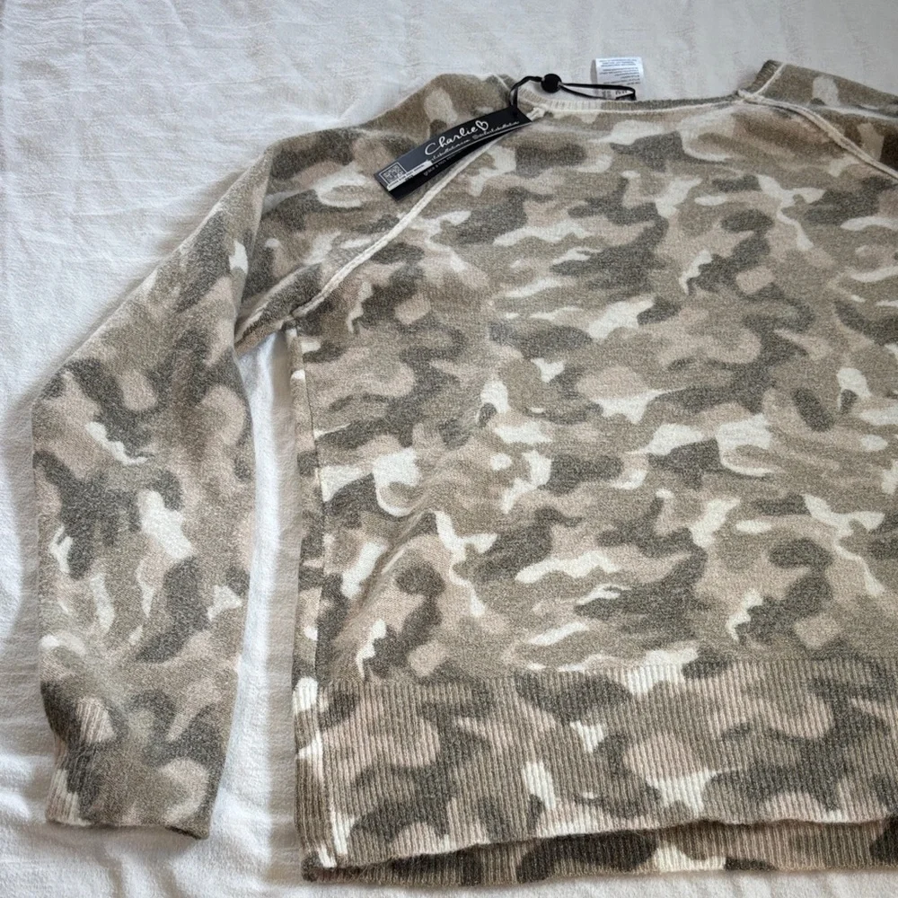 Charlie B Reversible Camouflage Sweater - NEW - Picture 9 of 10